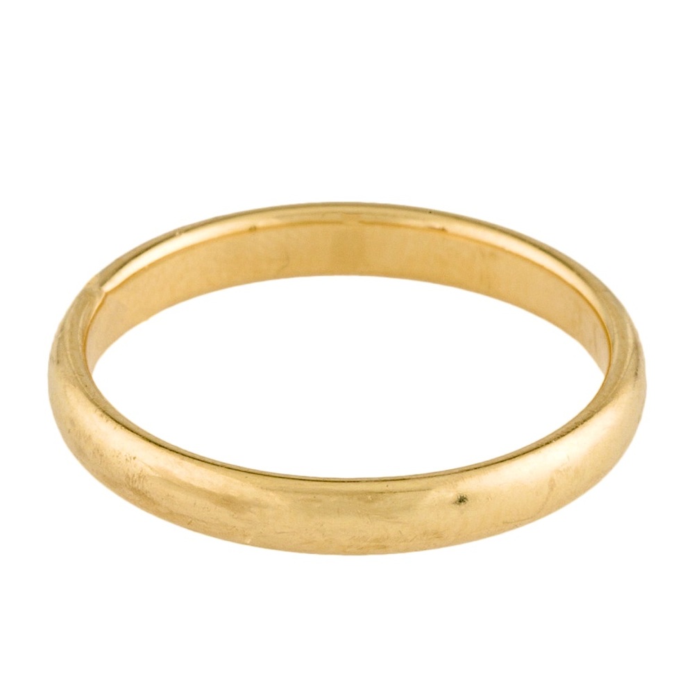 NFS Tiffany & Co. 18K Gold Tiffany Forever Ring 3mm Size 8.5 ~ Authentic ✨ - Picture 12 of 14